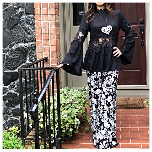 ✨LAST ONE✨PARIS Boho chic blouse with lace detail - Picture 8 of 8